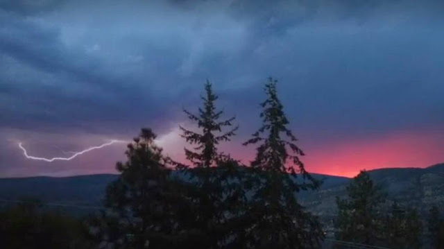 Thunder Storm,Okanagan,Environment and Climate Change Canada